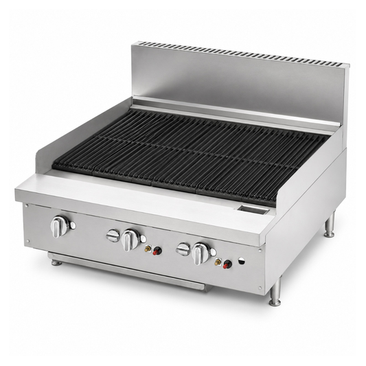 BRENNER Forge 800 Series Char Grill Top NG with 3 burners - BREG8C-900N