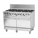 BRENNER Forge 800 Series 8 burners Gas Range with double Fan Forced Oven LPG - BREG8RO-1200L