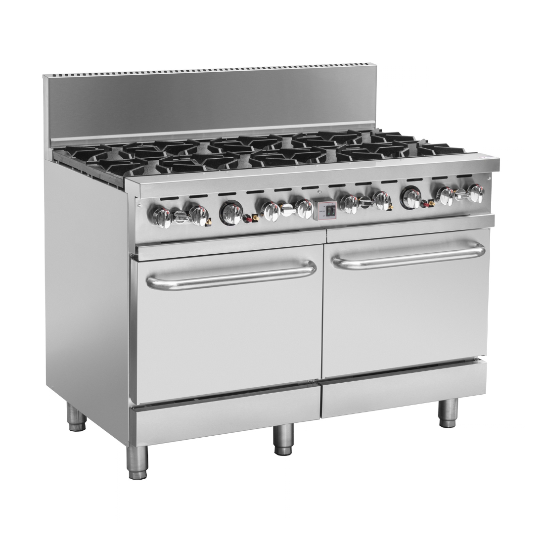 BRENNER Forge 800 Series 8 burners Gas Range with double Fan Forced Oven NG - BREG8RO-1200N