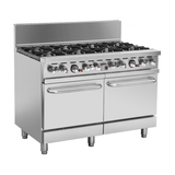 BRENNER Forge 800 Series 8 burners Gas Range with double Fan Forced Oven NG - BREG8RO-1200N