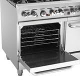 BRENNER Forge 800 Series 8 burners Gas Range with double Fan Forced Oven LPG - BREG8RO-1200L