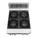 BRENNER Forge 800 Series 4 burners Gas Range with one Fan Forced Oven NG - BREG8RO-600N
