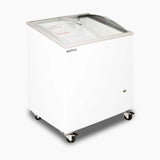 Display Chest Freezer - 176L - Curved Glass Top