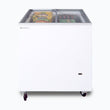 Display Chest Freezer - 191L - Flat Glass Top