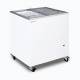 Display Chest Freezer - 191L - Flat Glass Top