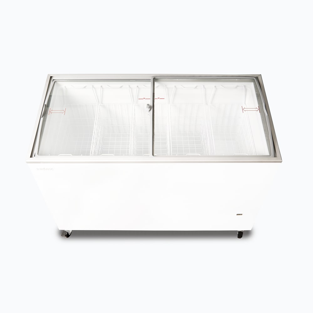 Display Chest Freezer - 352L - Curved Glass Top