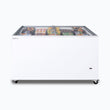 Display Chest Freezer - 401L - Flat Glass Top