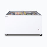 Display Chest Freezer - 401L - Flat Glass Top