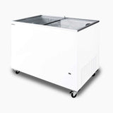 Display Chest Freezer - 401L - Flat Glass Top