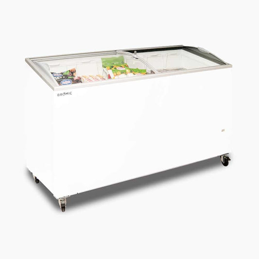 Display Chest Freezer - 427L - Curved Glass Top