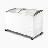 Display Chest Freezer - 427L - Curved Glass Top