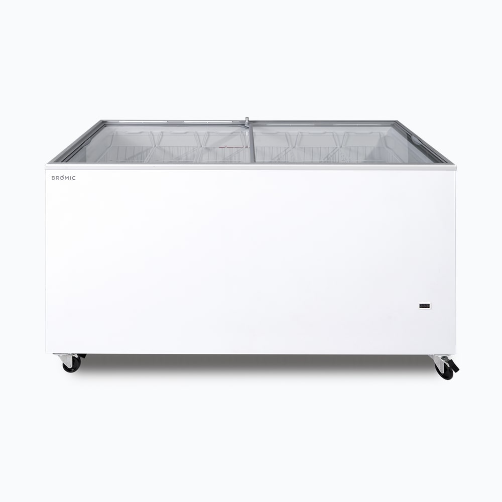 Display Chest Freezer - 491L - Flat Glass Top