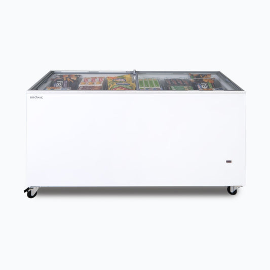 Display Chest Freezer - 491L - Flat Glass Top