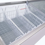 Display Chest Freezer - 491L - Flat Glass Top