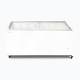 Display Chest Freezer - 555L -  Curved Glass Top