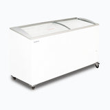 Display Chest Freezer - 555L -  Curved Glass Top