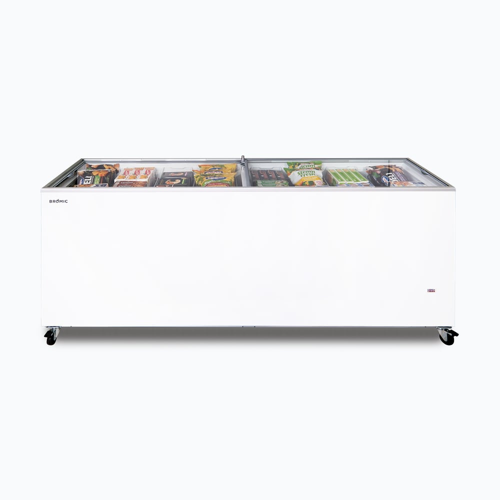 Display Chest Freezer - 670L - Flat Glass Top