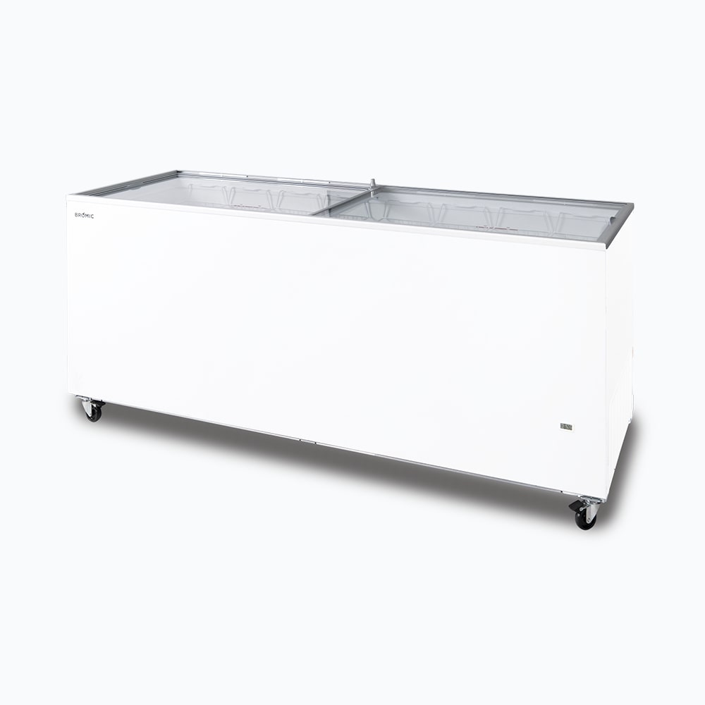 Display Chest Freezer - 670L - Flat Glass Top