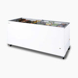 Display Chest Freezer - 670L - Flat Glass Top