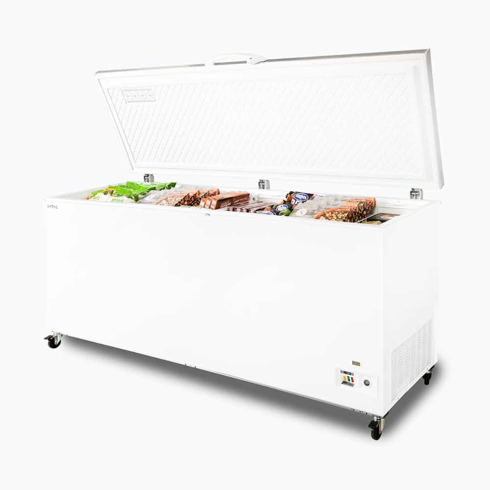 Storage Chest Freezer - 675L - Stainless Steel Top