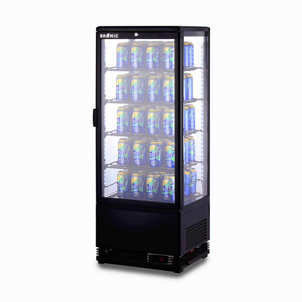 Countertop  Fridge 98L - 1 Door - Flat Glass