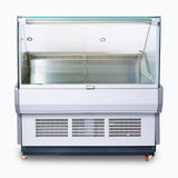 Square Glass Deli Display - 1330mm