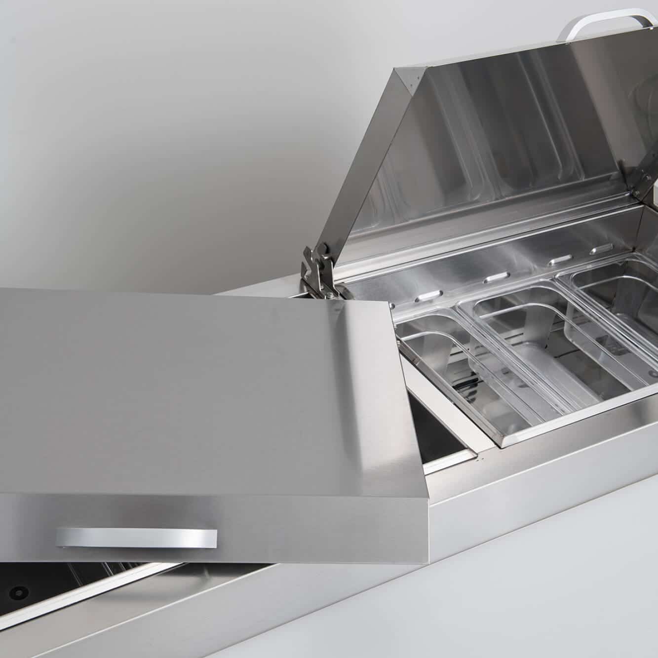 Pizza Prep Fridge - 2  Doors - 1702mm - 9 Pans PP1700