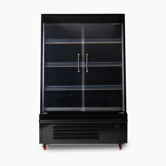 Semi Vertical Display Fridge - 938mm - 2 Doors - Hinged