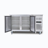 Under Bench Freezer - 282L - 2 Doors - Stainless Steel