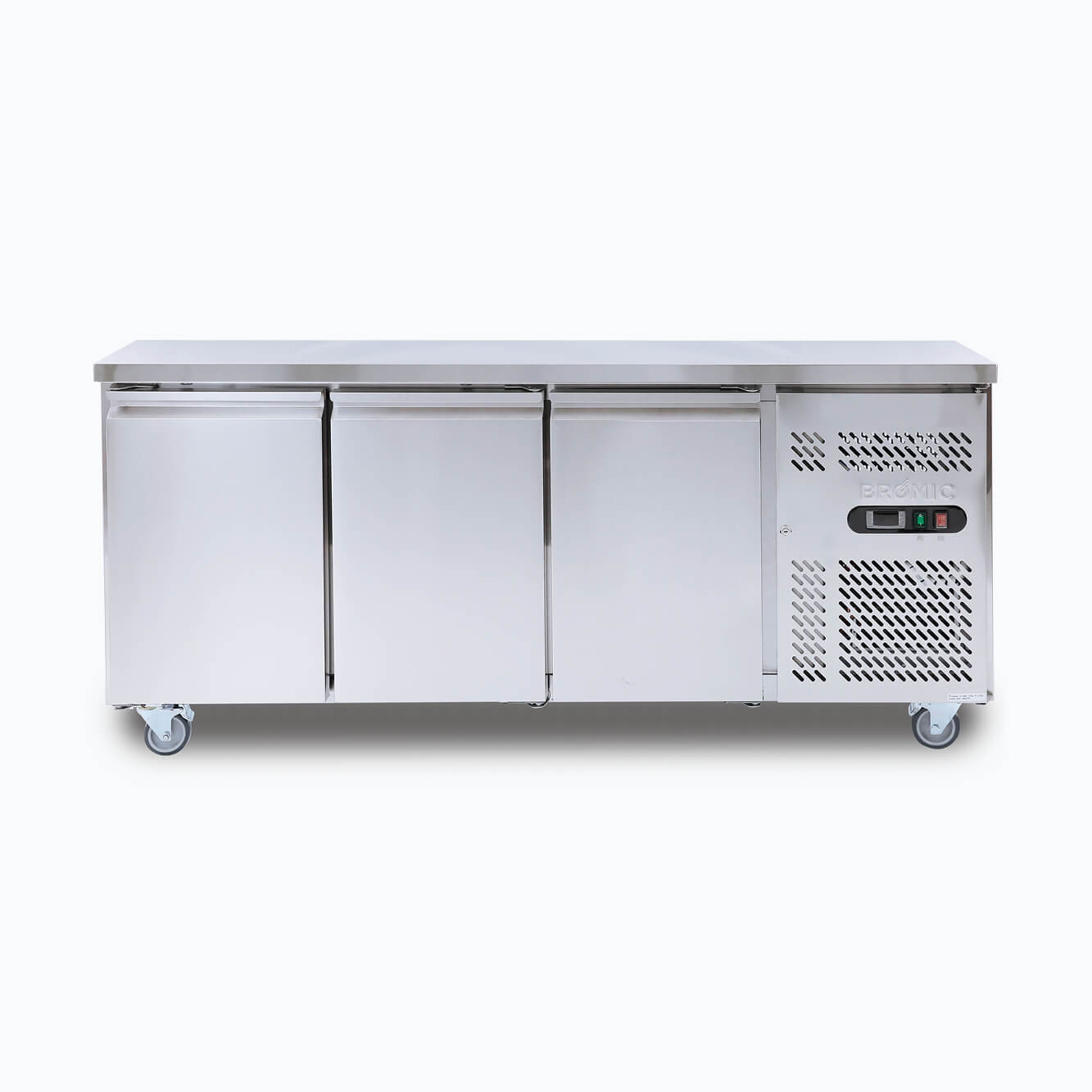 Under Bench Freezer - 417L - 3 Doors - Stainless Steel