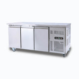 Under Bench Freezer - 417L - 3 Doors - Stainless Steel