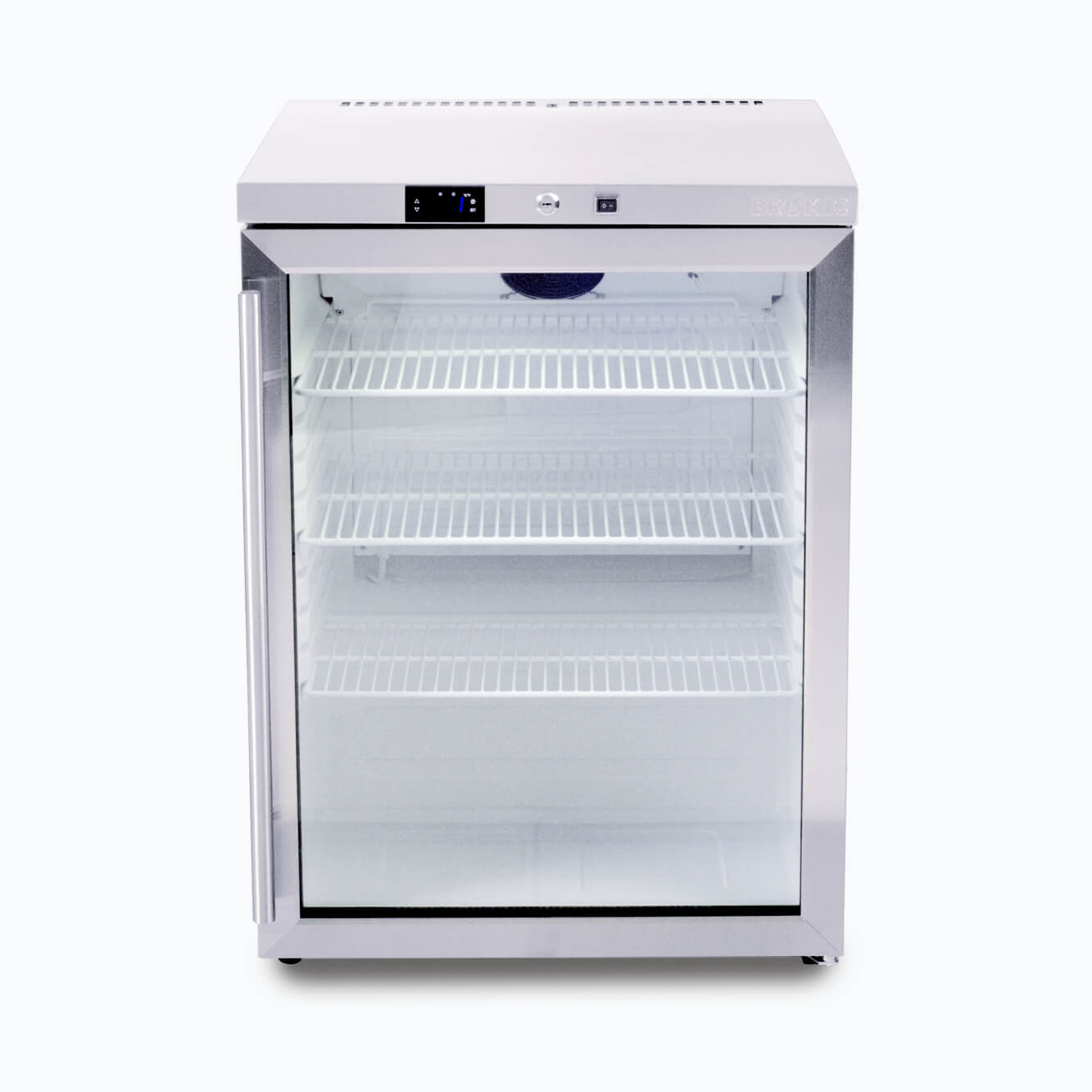 Under Bench Display Fridge - 138L - 1 Door - Glass