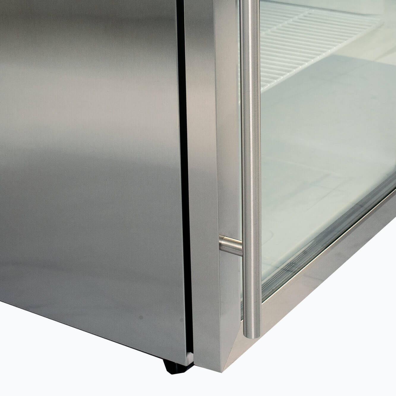 Under Bench Display Fridge - 138L - 1 Door - Glass