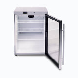 Under Bench Display Fridge - 138L - 1 Door - Glass