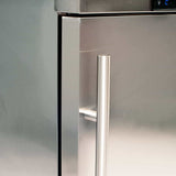 Under Bench Fridge - 138L - 1 Door - Stainless Steel