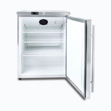 Under Bench Fridge - 138L - 1 Door - Stainless Steel