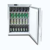 Under Bench Fridge - 138L - 1 Door - Stainless Steel