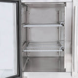 Under Bench Display Fridge - 417L - 3 Doors - Glass