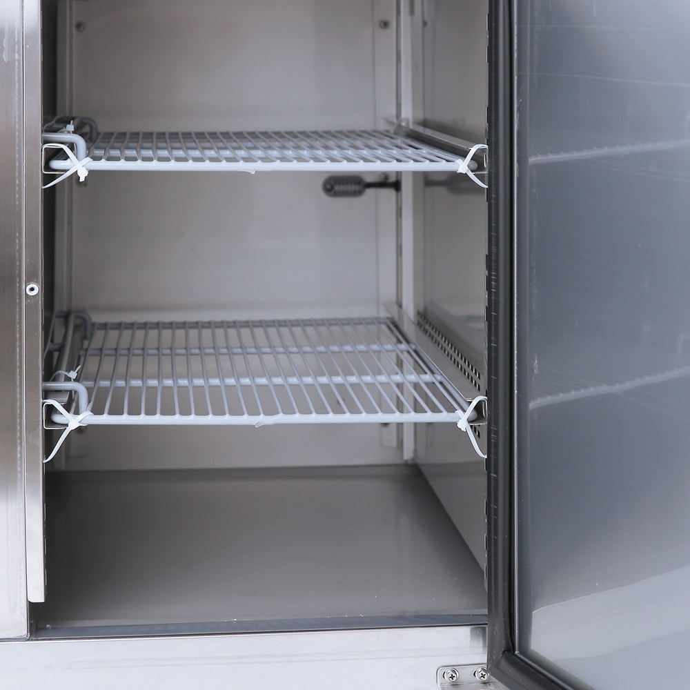 Under Bench Fridge - 417L - 3 Doors - Stainless Steel