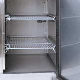 Under Bench Fridge - 417L - 3 Doors - Stainless Steel