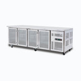 Under Bench Display Fridge - 553L - 4 Doors - Glass