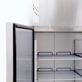 Upright Fridge - 1300L - 2 Doors - Stainless Steel UC1300SD-NR