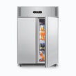 Upright Fridge - 1300L - 2 Doors - Stainless Steel UC1300SD-NR