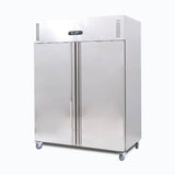 Upright Fridge - 1300L - 2 Doors - Stainless Steel UC1300SD-NR