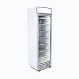 Upright Display Freezer - 300L - 1 Door - Flat Glass - Lightbox