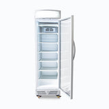 Upright Display Freezer - 300L - 1 Door - Flat Glass - Lightbox