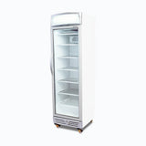 Upright Display Freezer - 300L - 1 Door - Flat Glass - Lightbox