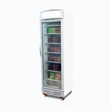 Upright Display Freezer - 300L - 1 Door - Flat Glass - Lightbox