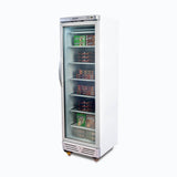 Upright Display Freezer - 300L - 1 Door - Flat Glass