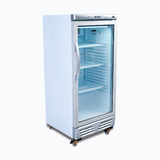 Upright Display Fridge - 215L - 1 Door - Flat Glass